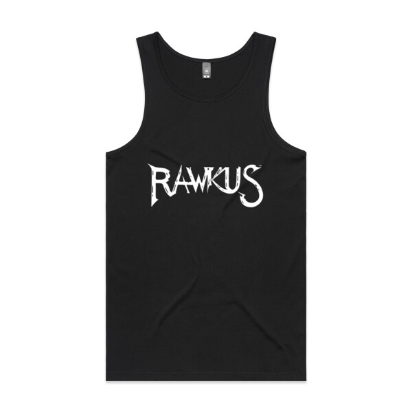 1991 Original Rawkus White on Black - No Back Slogan Thumbnail